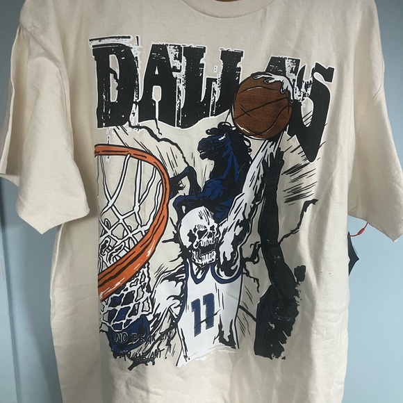 Brand X dallas mavericks hip hop graphic nba basketball design shirt size XL nWT - Picture 4 of 13